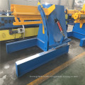 Load bearing 10t hydraulic decoiler with car